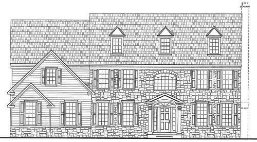 Manchester Country Manor Model Elevation