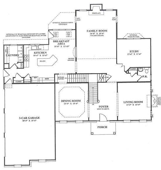 Manchester Country Manor 1st Floor Plan