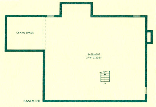 Basement Floor Plan - WB Homes Incorporated - Montgomery County real estate