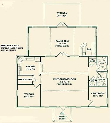 Clubhouse Floor Plan