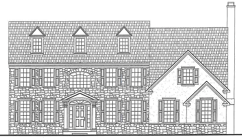 Cambridge Country Manor Model Elevation