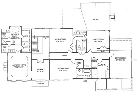 Country Manor 2nd Floor Plan