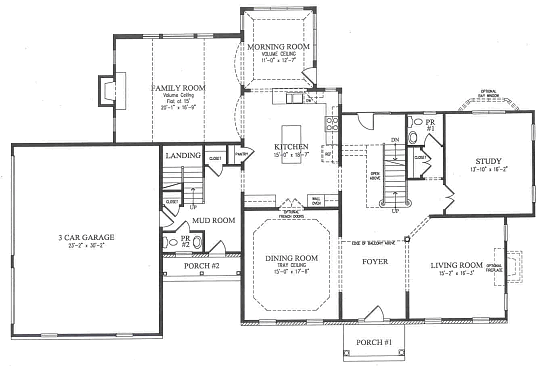 Country Manor 1st Floor Plan