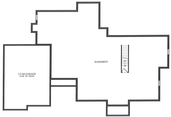 English Country Manor Elevation